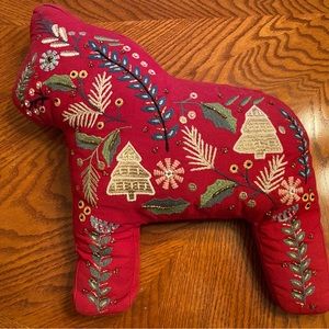 Dala Horse shaped pillow from Target